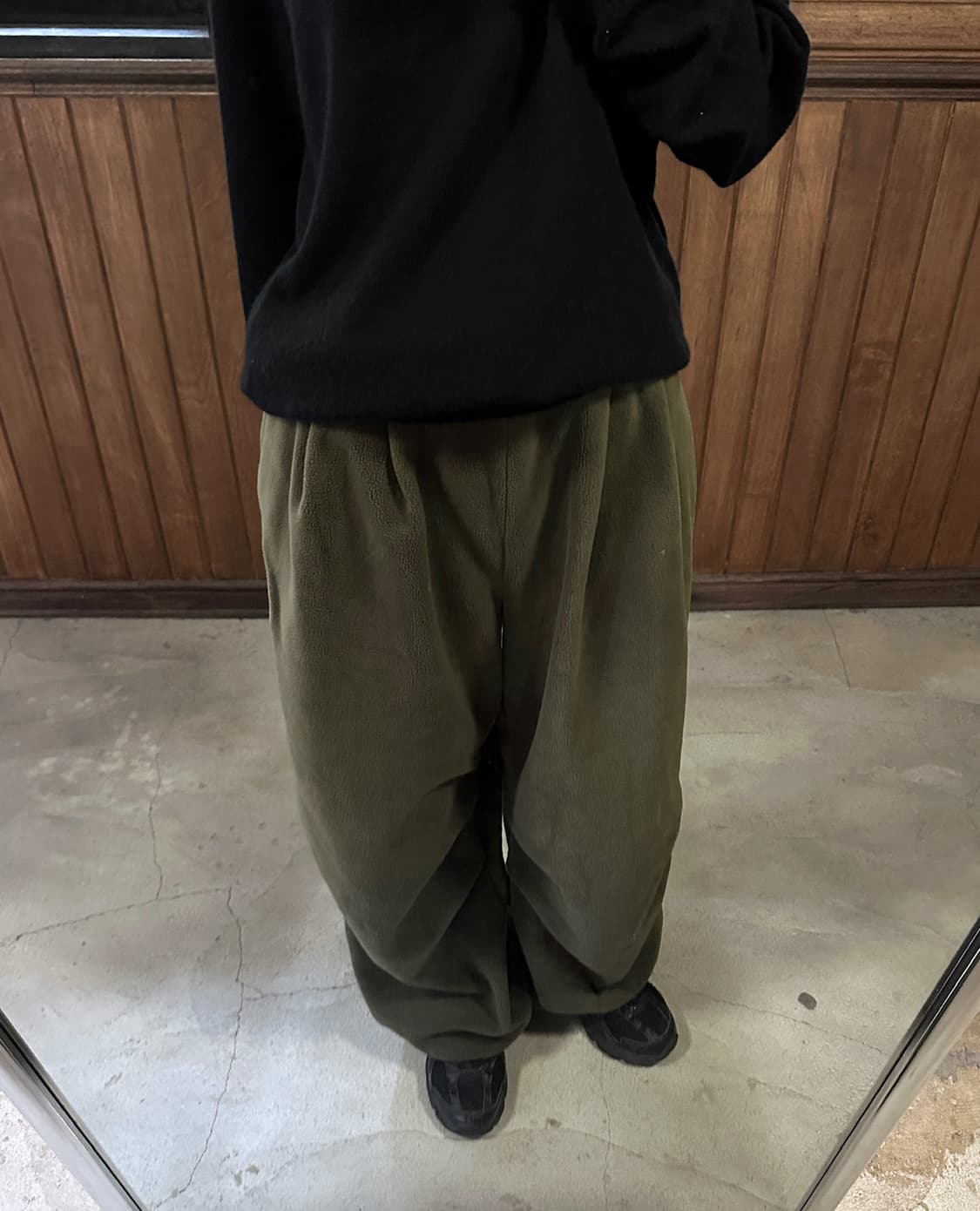 BEAMS fleece wide unisex pants 상품이미지2