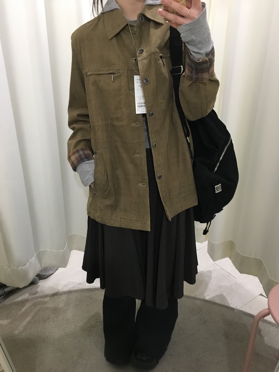 허쉬 퍼피스 셔츠형 자켓 상품이미지6