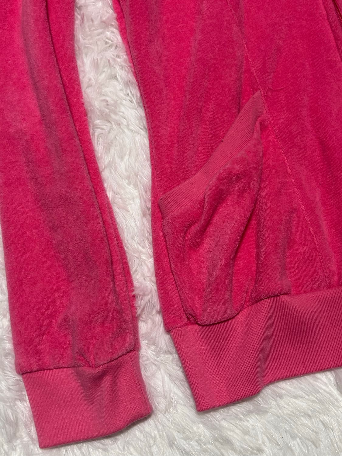 spy gal velvet hood zip-up 상품이미지5