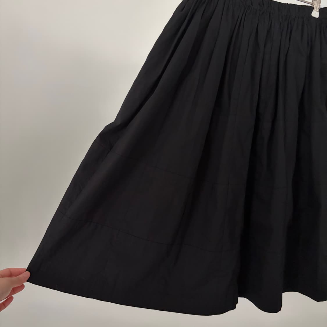 Patchwork Gathered Skirt 상품이미지4