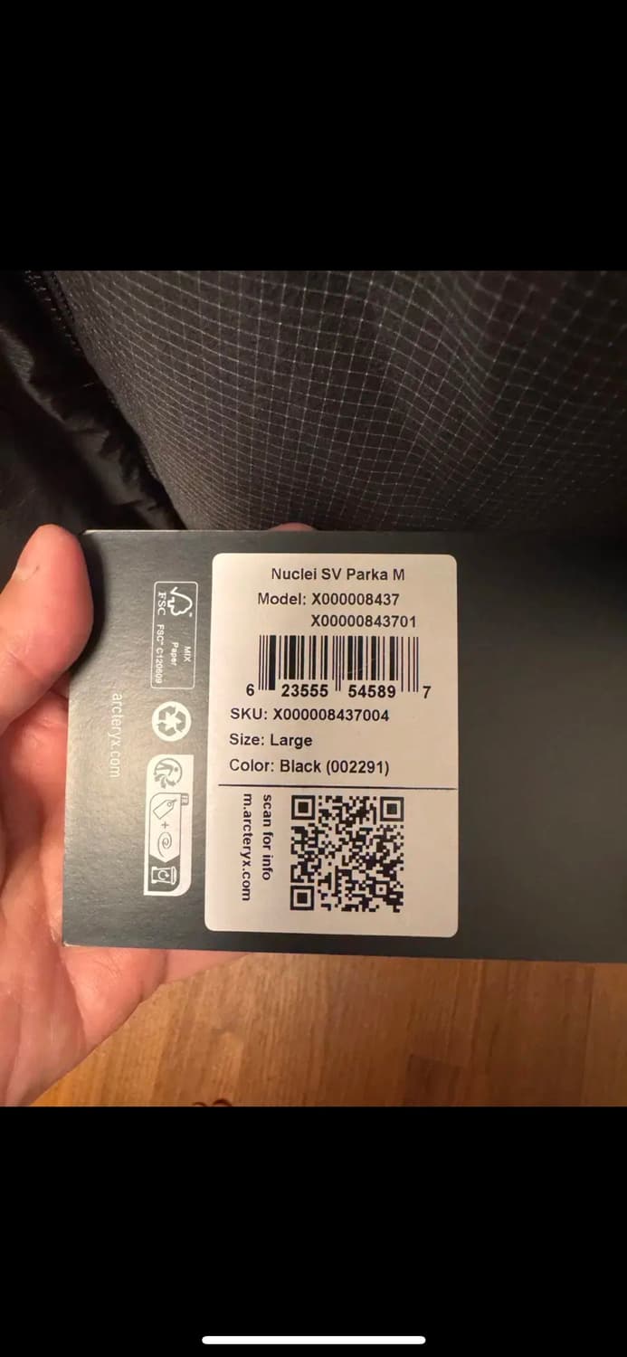 아크테릭스 누클리아이 sv 블랙(새상품) 상품이미지2