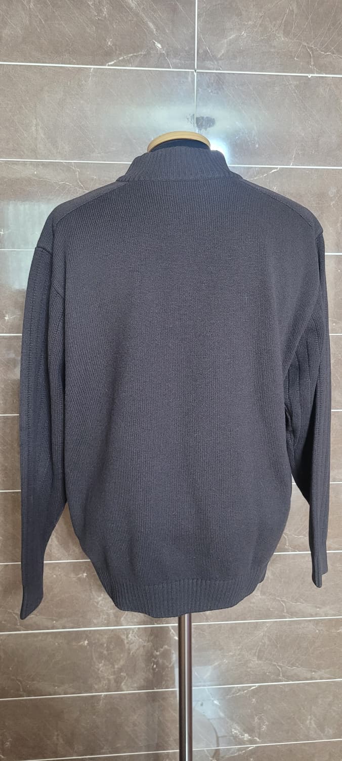 (남성여유100사이즈)인디안 반집업 니트(모100 상품이미지4