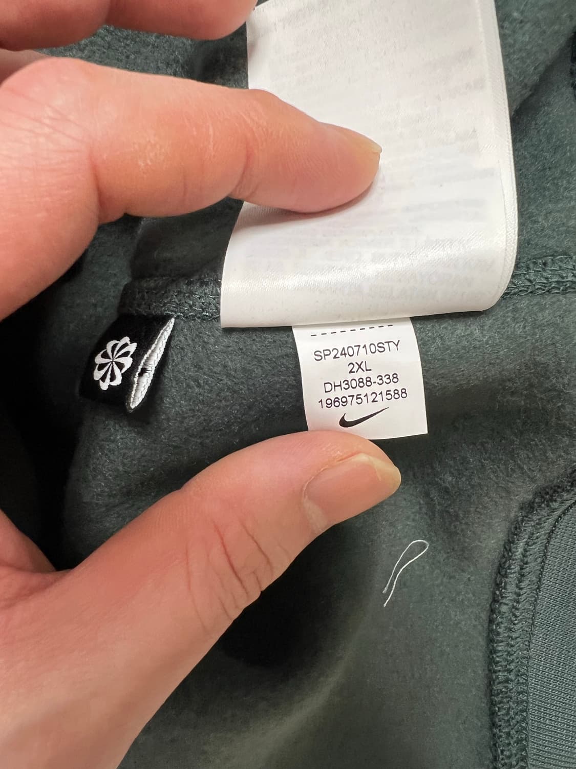 [XXL] 나이키 ACG 써마핏 플리스 풀오버 후드 빈티지 그린 상품이미지10