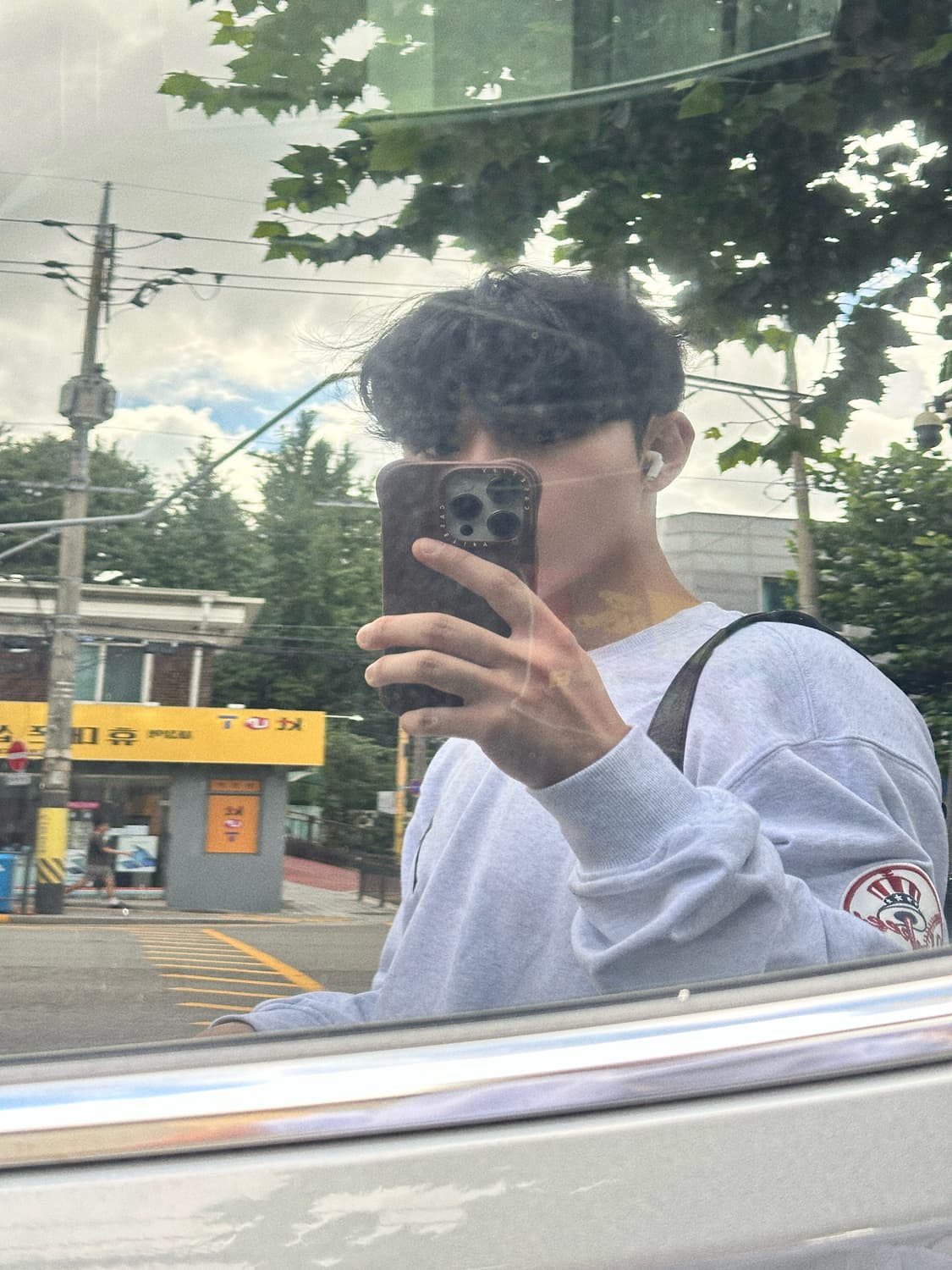 < 뉴에라 MLB 뉴욕양키스 팀 로고 맨투맨 ( 헤더그레이,XL )  상품이미지5