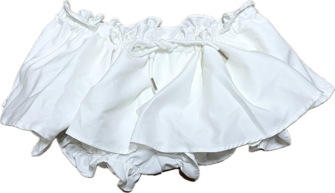 페어리 펌킨 화이트 스커트팬츠 달천 위시코어 상품이미지2