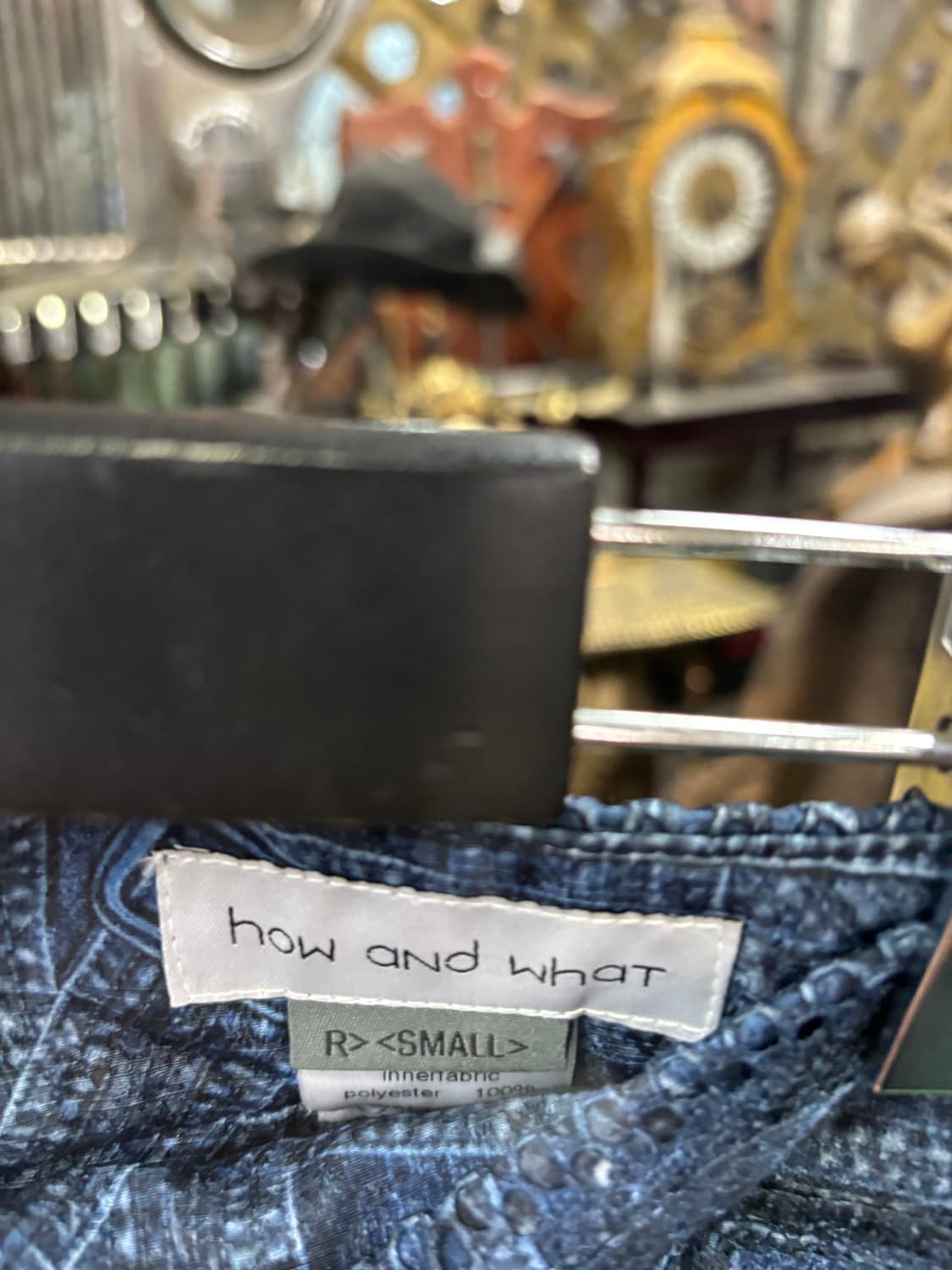 how and what 페이즐리 패턴 플리츠 치마 스커트 상품이미지2