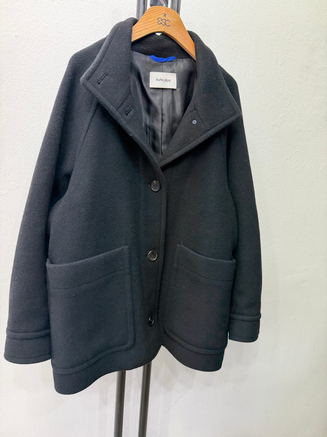 정품) kuho plus 구호플러스 22ss 오버핏 캐시미어 피코트 F 상품이미지2