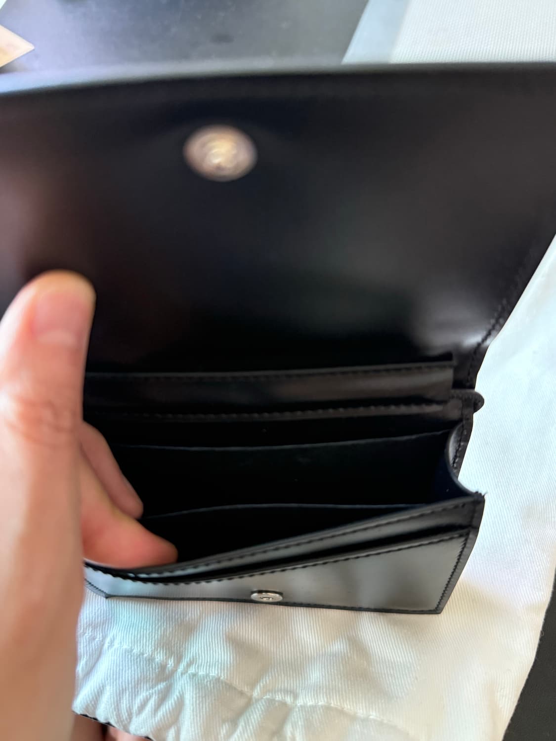 질센더 블렉 가죽 카드지갑 가방 상품이미지5