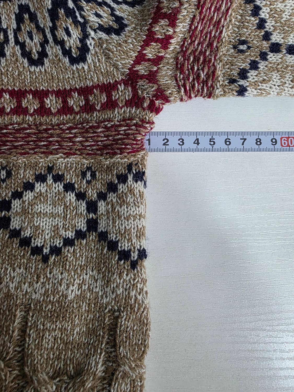 유니온베이 페어아일패턴 니트 스웨터 100 상품이미지3