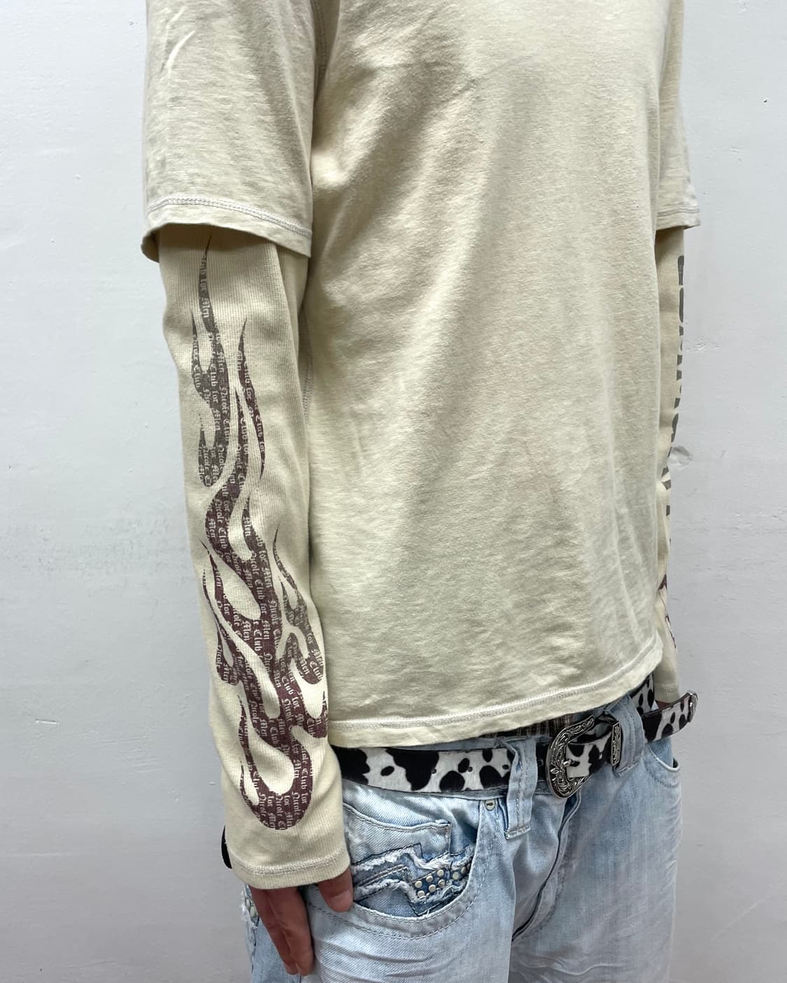Western Flame Layered Long Sleeve 상품이미지4