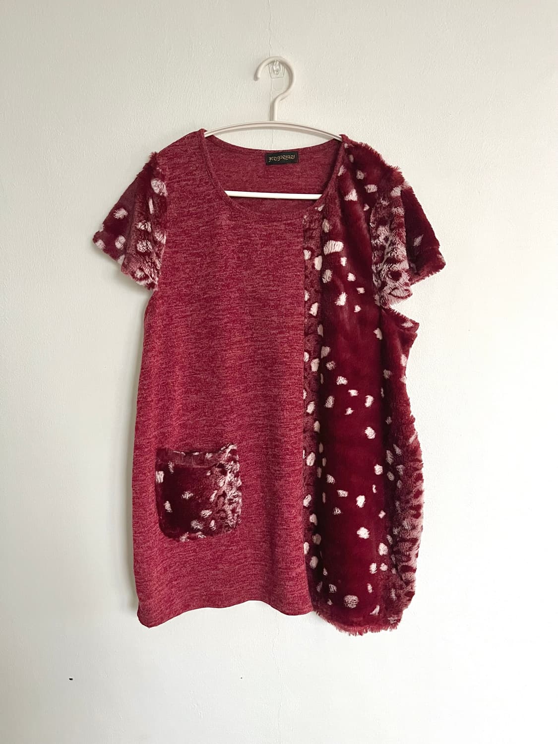 Red dot terry dress 상품이미지1
