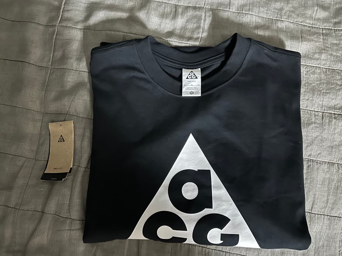 나이키 ACG HBR 숏슬리브 티셔츠 블랙 - 아시아 XL 상품이미지1