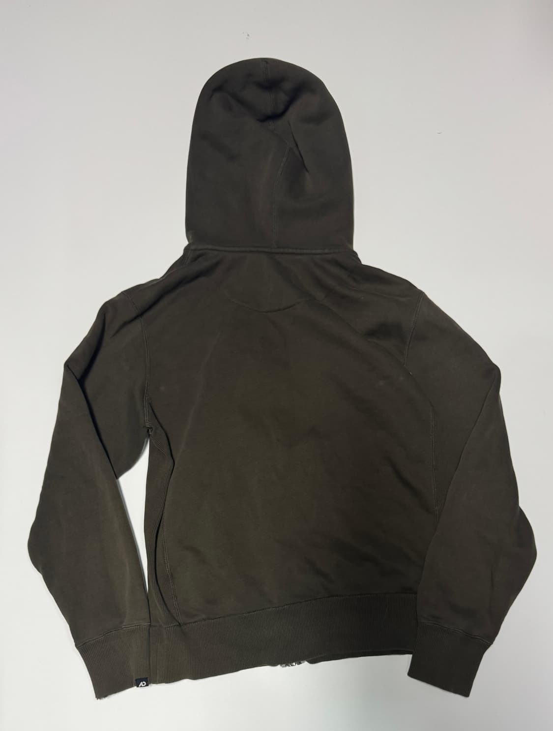 나이키 스우시 트레이닝 기모 후드집업 M 카키 상품이미지2