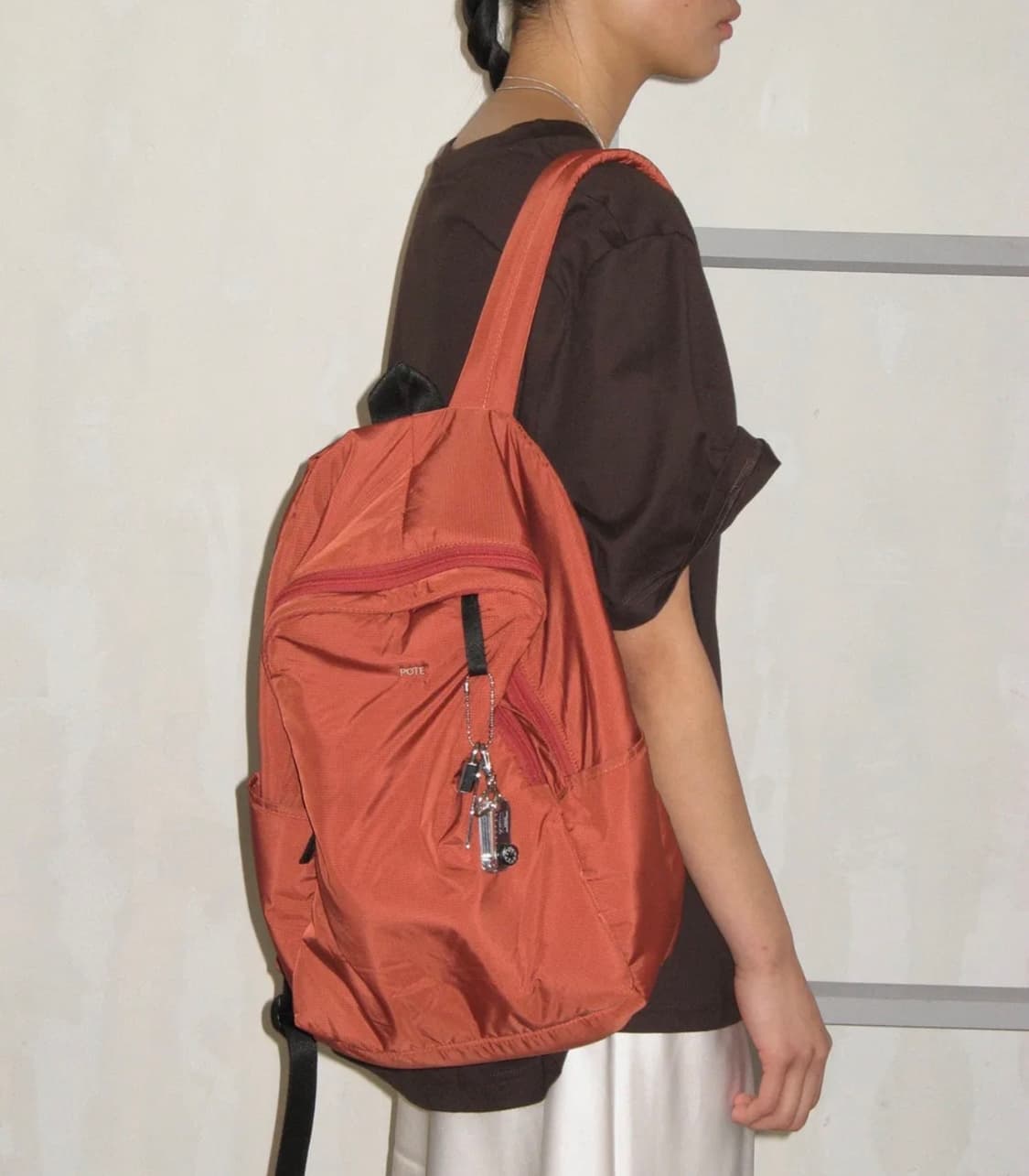 포테 백팩 (오렌지 브릭) 상품이미지1