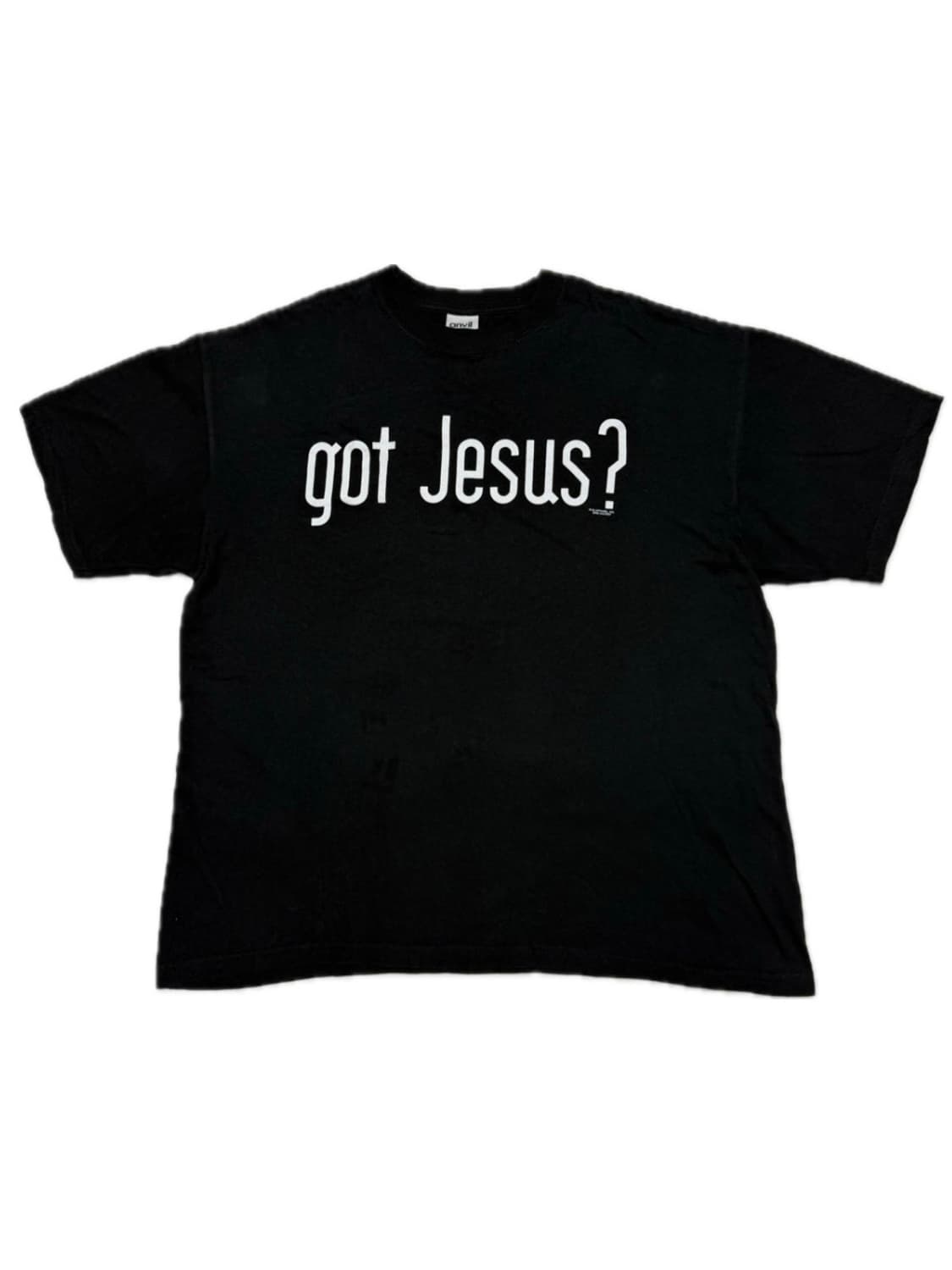 00s got jesus? anvil 유머 패러디 빈티지 반팔티셔츠 XL 상품이미지1