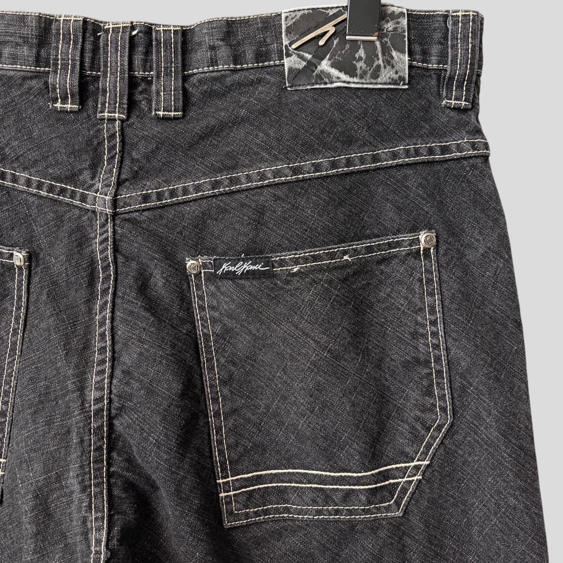 (36)칼카니 블랙 데님 팬츠 상품이미지9