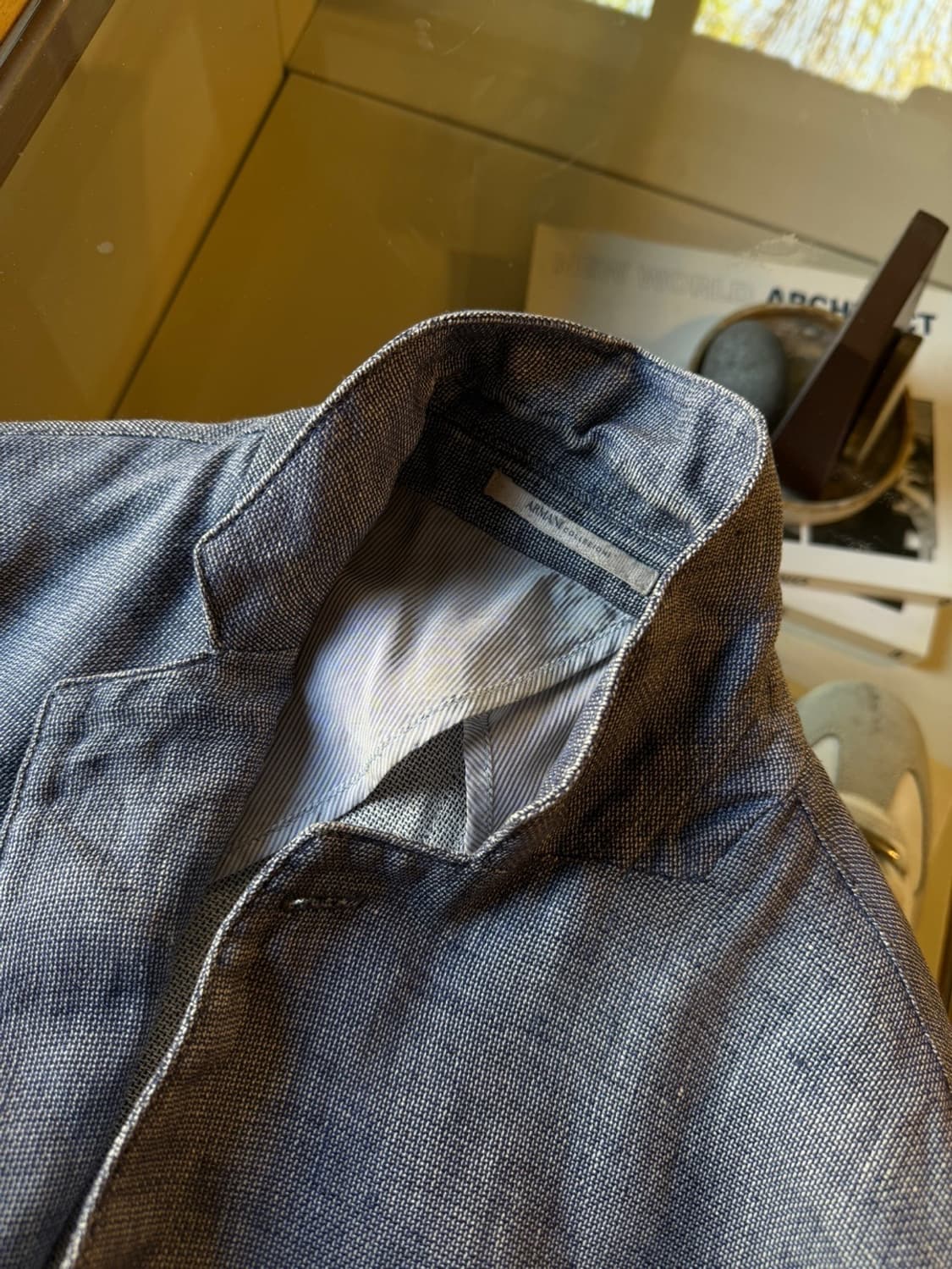 아르마니 꼴레지오니 리넨 자켓 100 상품이미지8