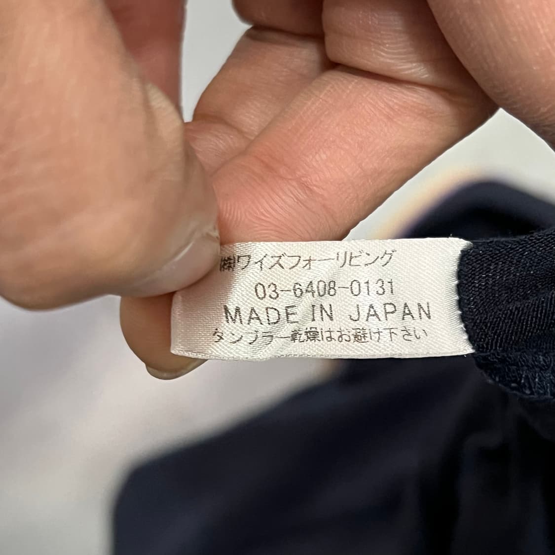  요지야마모토 컷오프 반팔티 y16183 상품이미지7