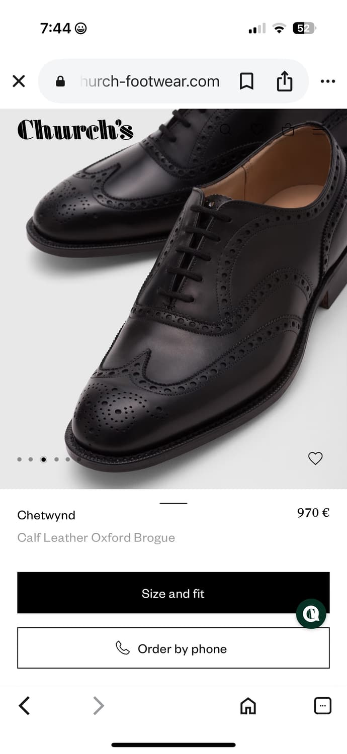 처치스 Chetwynd 브로그 옥스포드화 상품이미지6