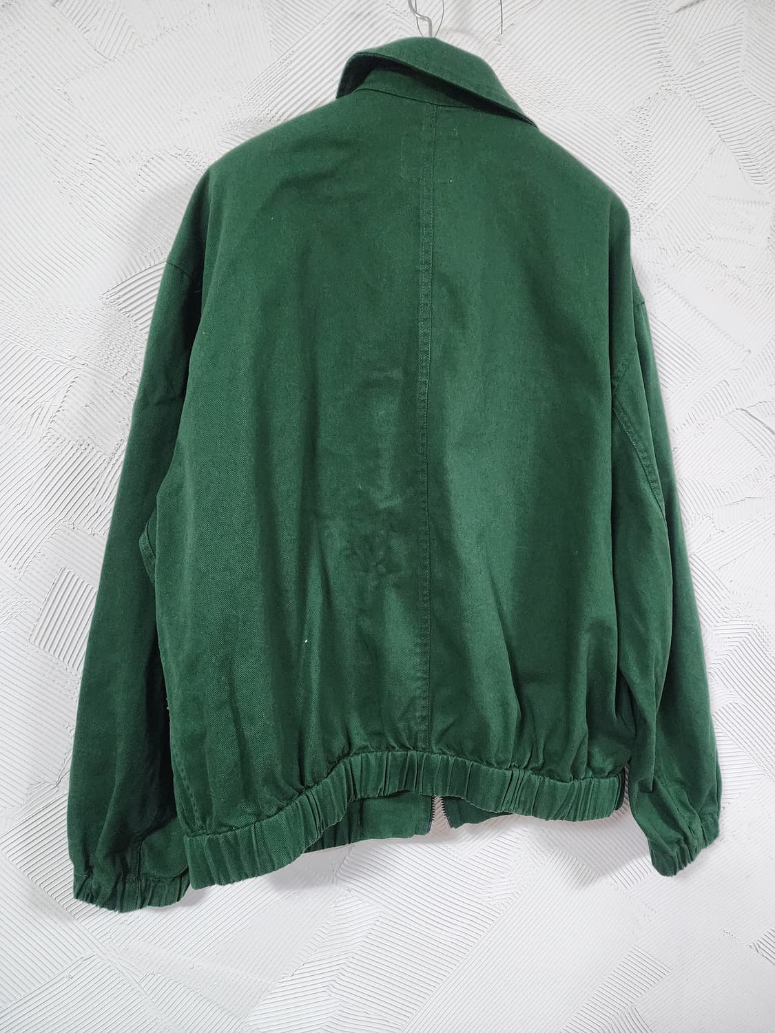 Aeca 에이카화이트 그린 블루종 자켓 L 상품이미지3