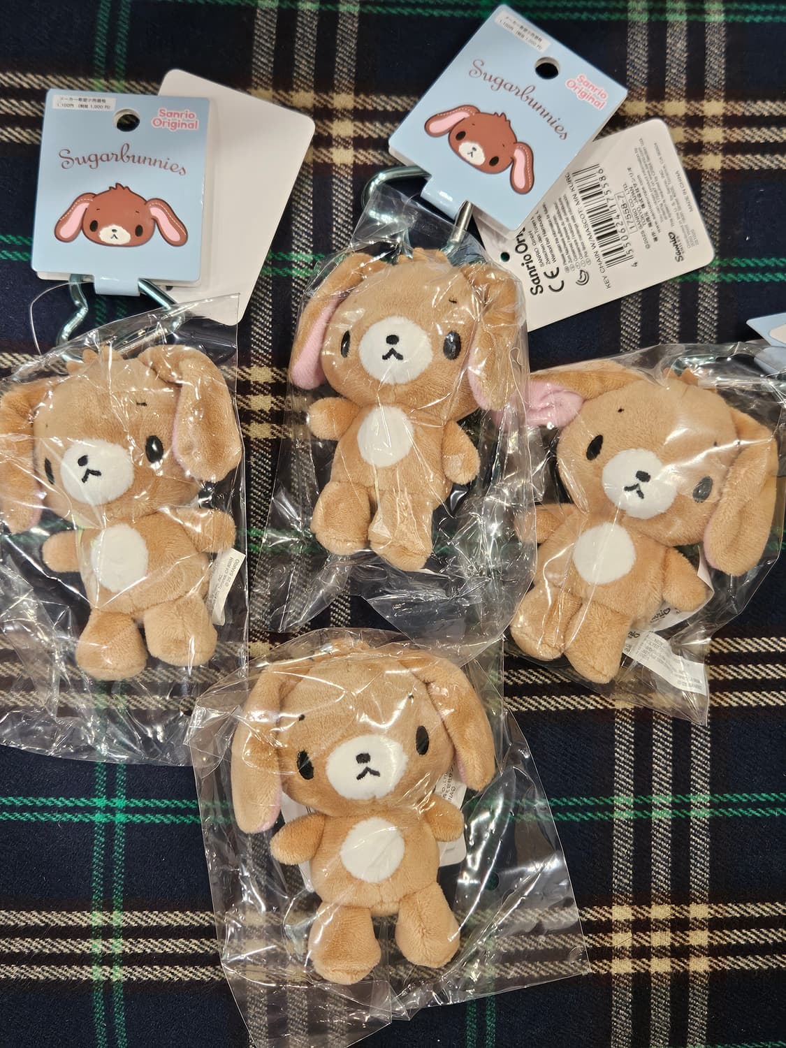 (정품)산리오 슈가바니즈 토끼 인형 키링 슈가버니즈 쿠로우사 상품이미지1