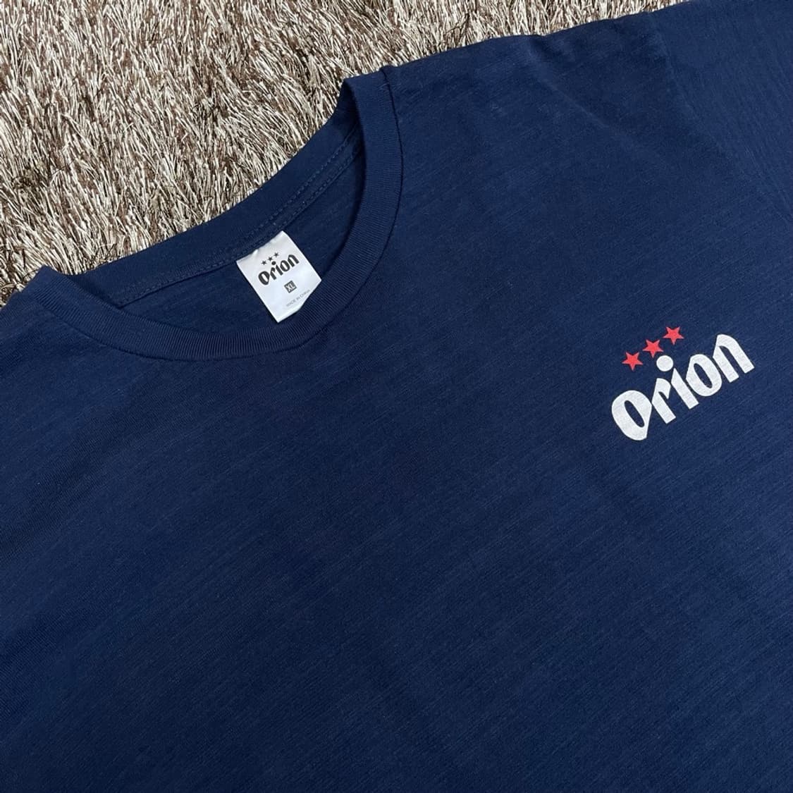 오리온 orion 네이비 맥주 프린팅 반팔 티셔츠 XL 상품이미지2