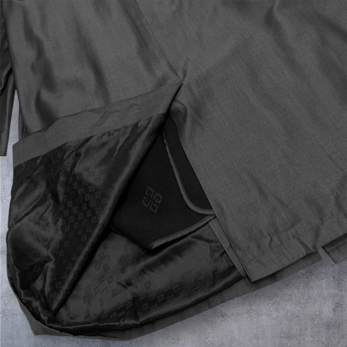 지방시 Givenchy 차콜 내피탈부착 트렌치 맥코트 100 상품이미지9