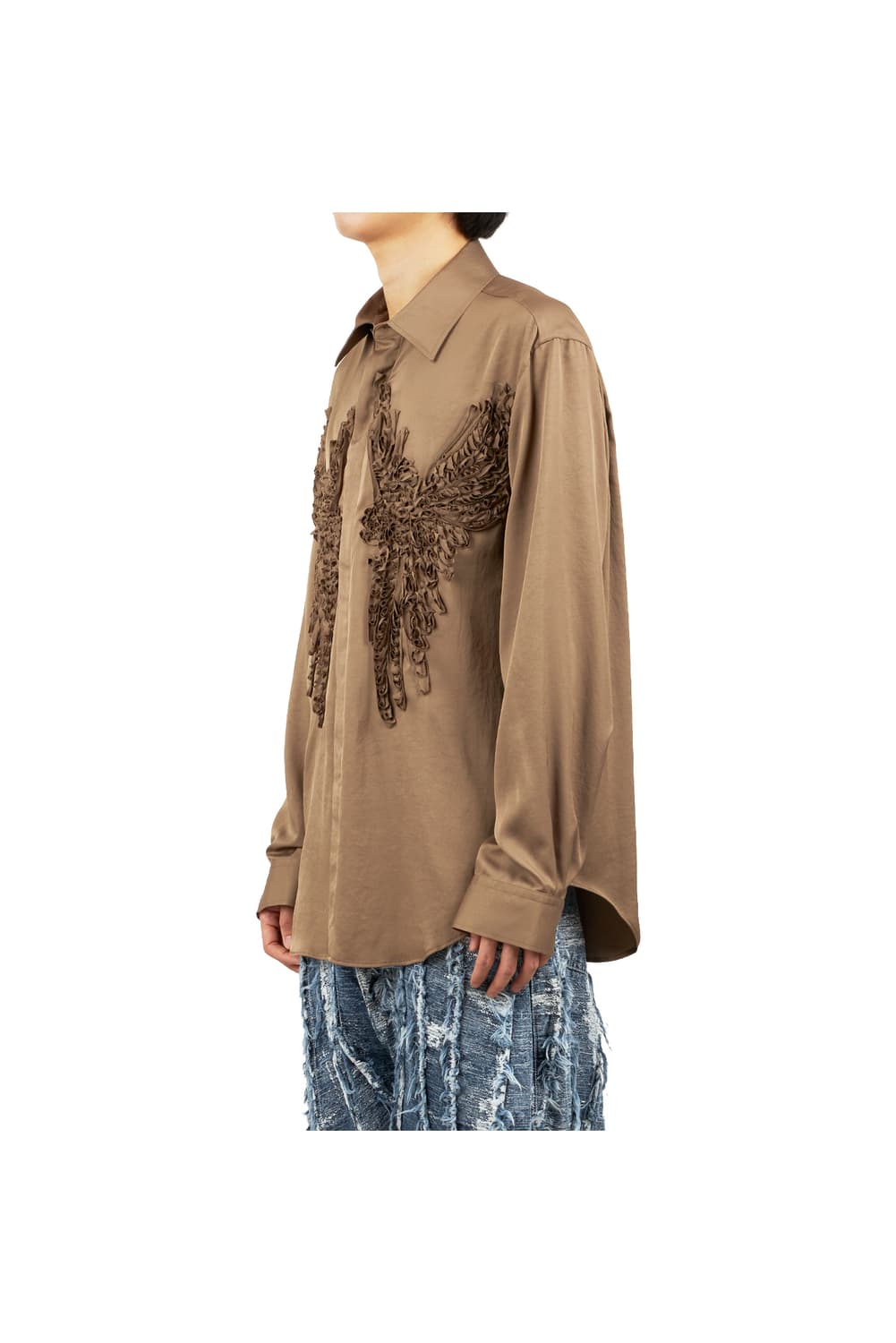 새상품 탁 TAAKK 버드 프린지 웨스턴셔츠 3사이즈 상품이미지5