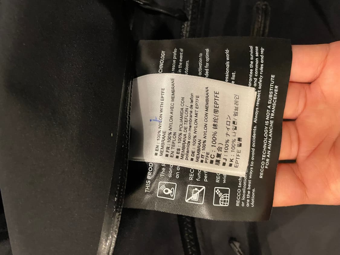 아크테릭스 알파 SV 24K 자켓 남성 XS 블랙 상품이미지5