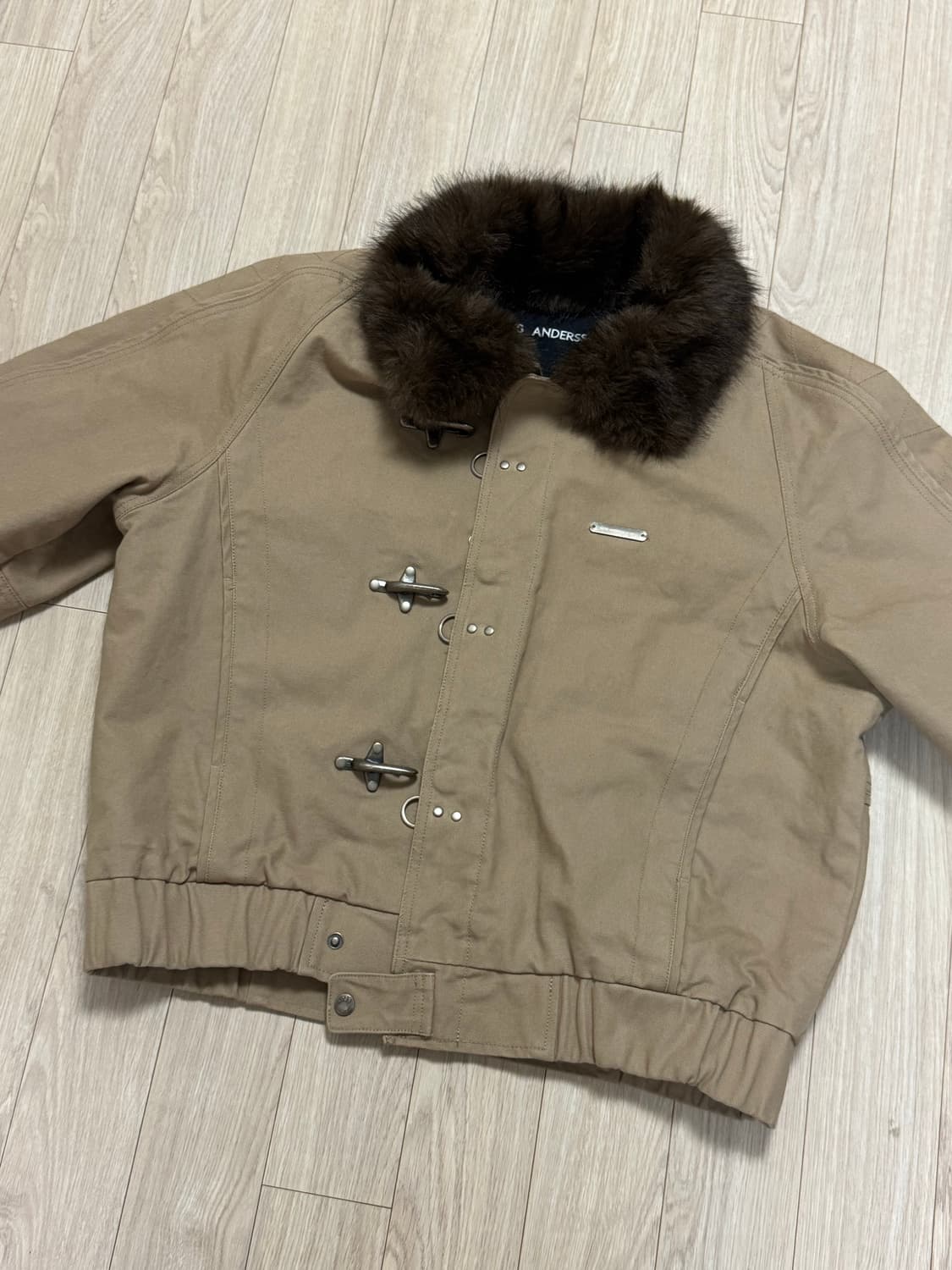 앤더슨벨 오르테가 워시드 코튼 봄버 자켓 L사이즈 상품이미지1