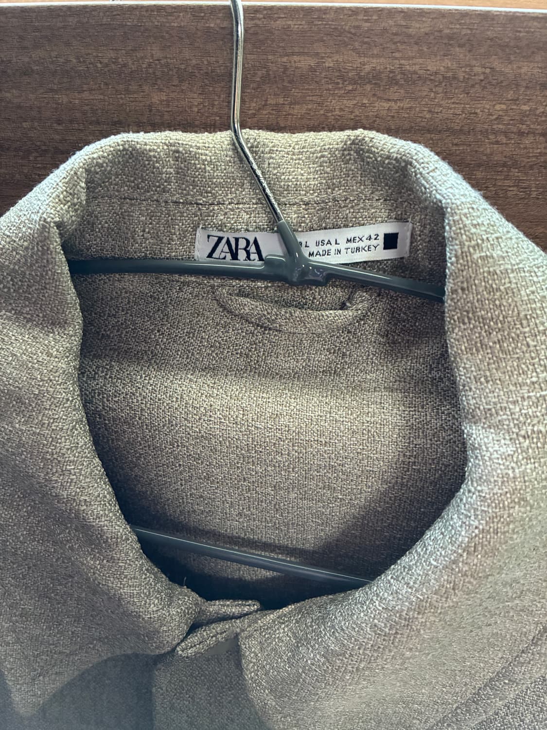 자라 베이지 셔츠 자켓 상품이미지2