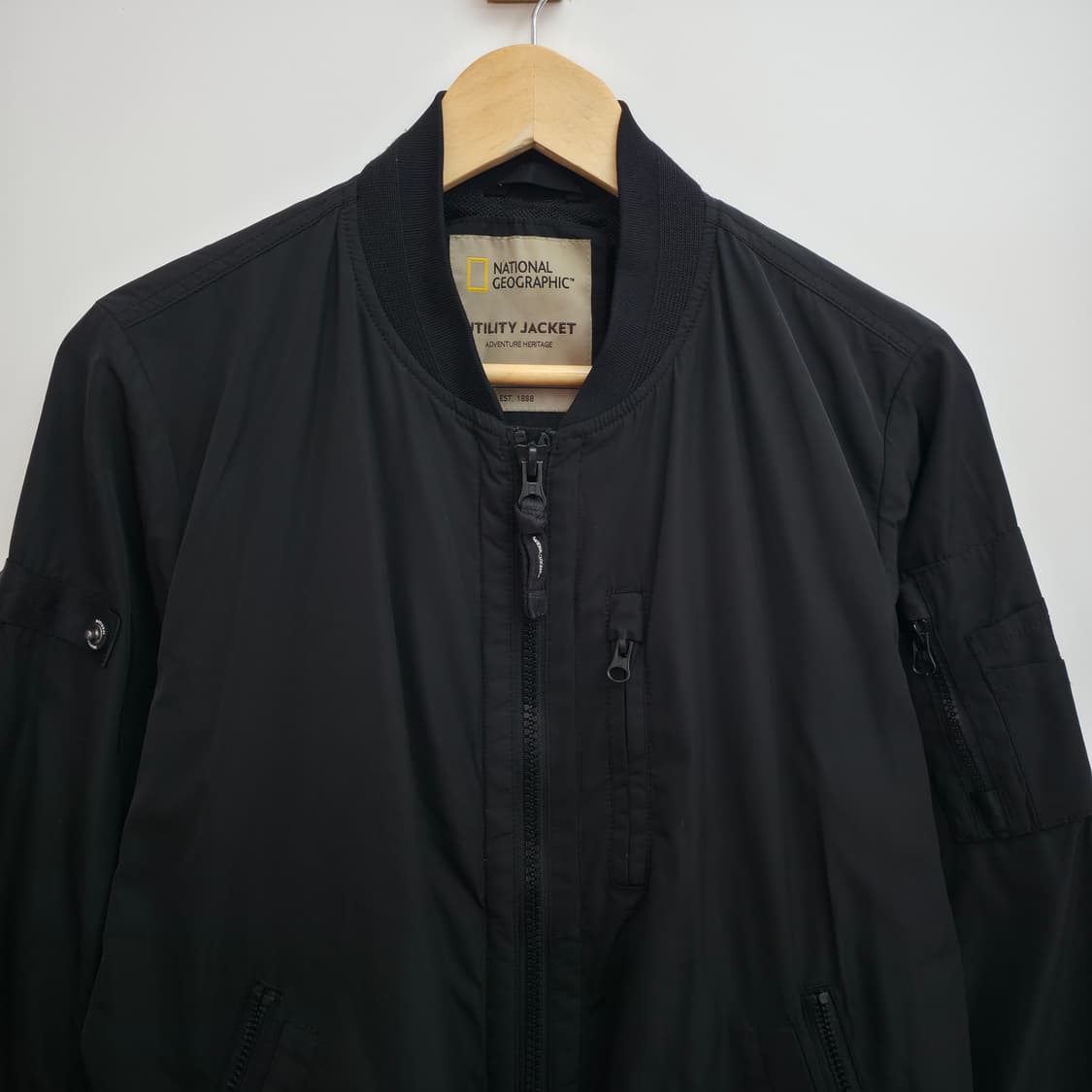 [L] 내셔널지오그래픽 블랙 바람막이 상품이미지2