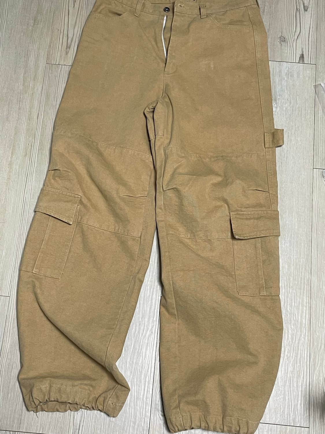 9999아카이브 oblique pocket wide cargo pants 상품이미지1