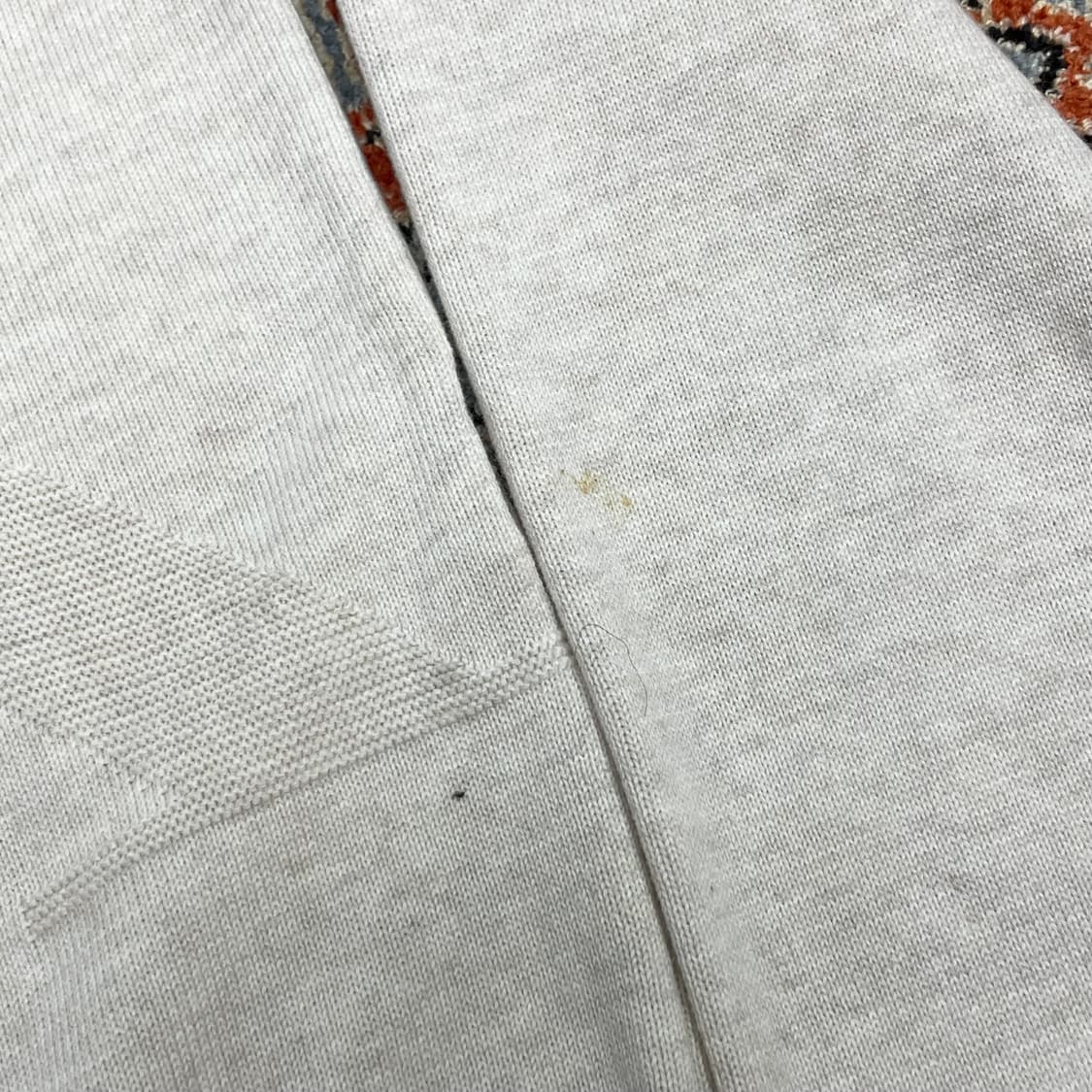 캘빈클라인 시그니처로고 베이지 면 니트 여성S 상품이미지5