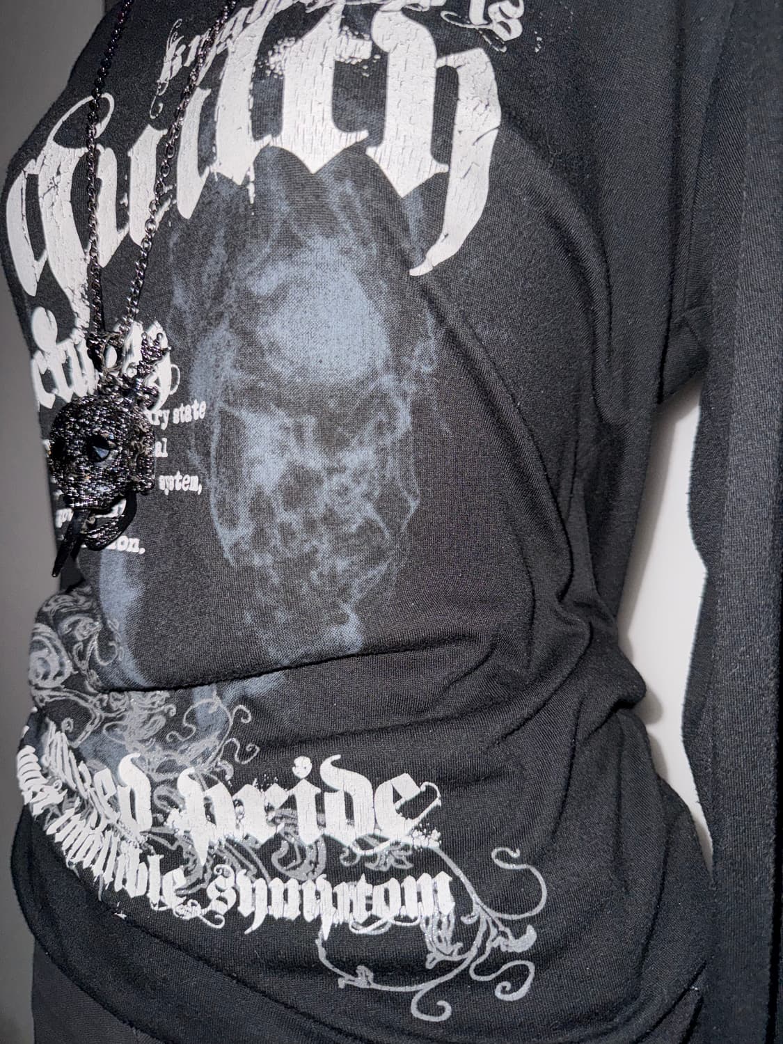 펑크 프린팅 레이어드 롱슬리브 상품이미지7