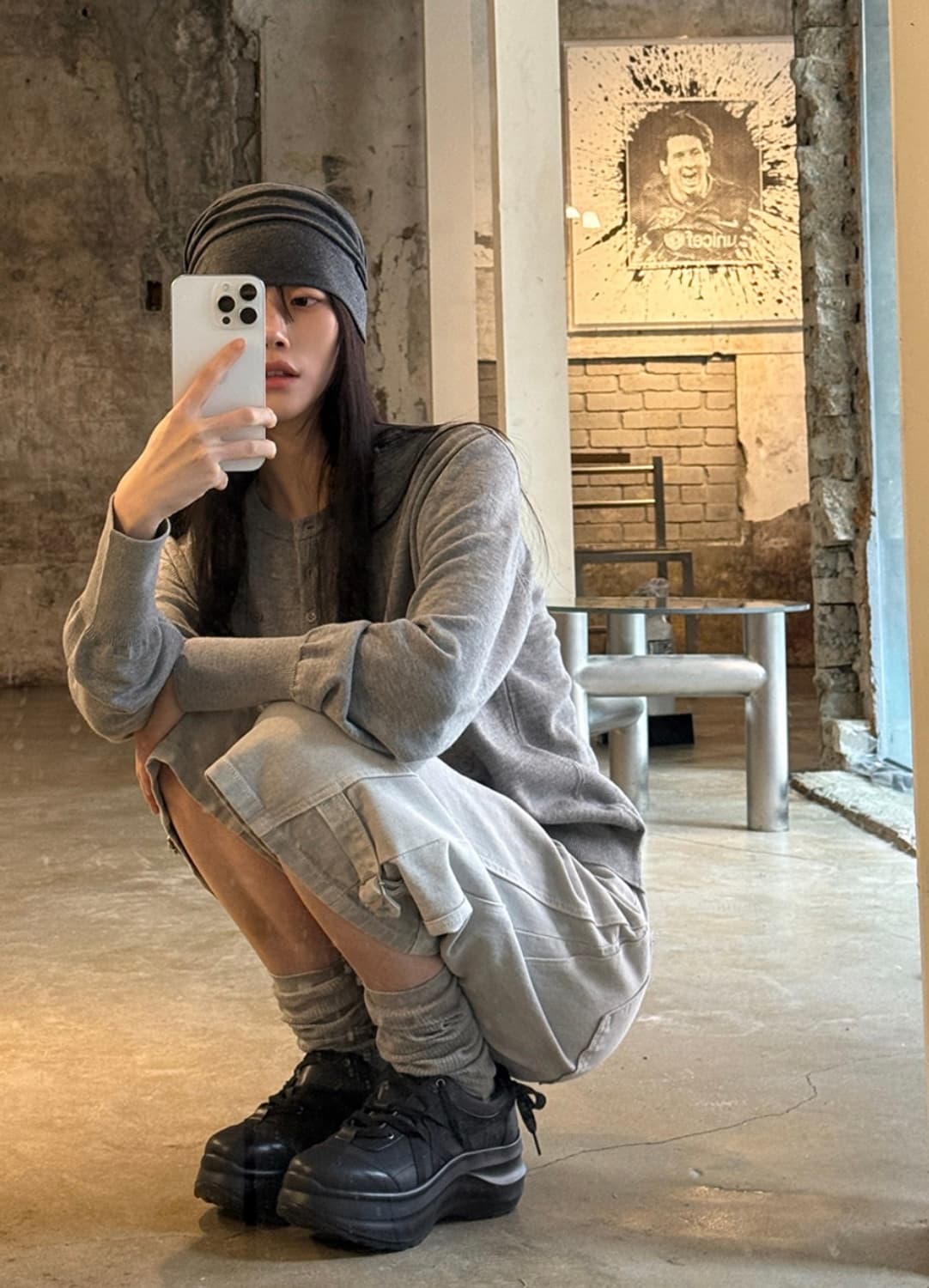 새상품) 쓰리투에이티 플랫폼 운동화 슈즈 상품이미지3