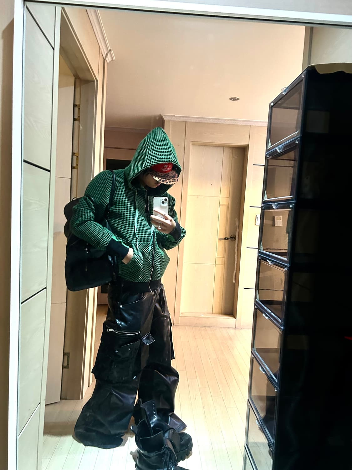 Kravitz 3D Wapple Pattern Hoodie Jacket 상품이미지3