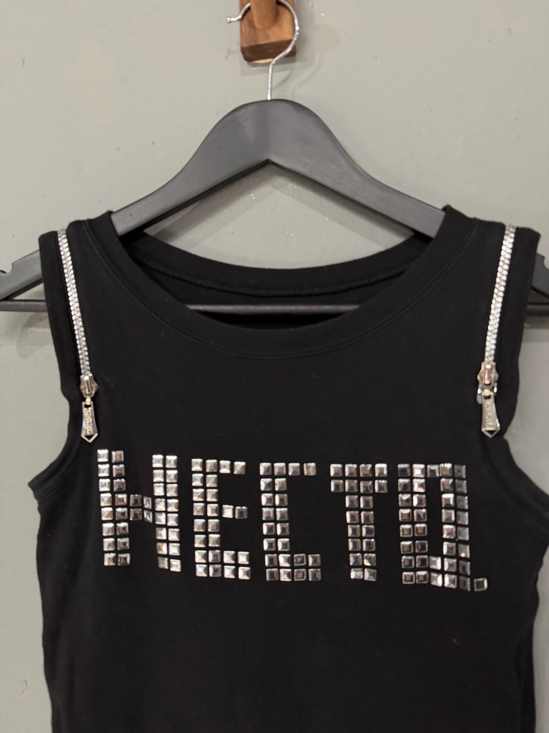 Cecil Mcbee stud lettering sleeveless 상품이미지6