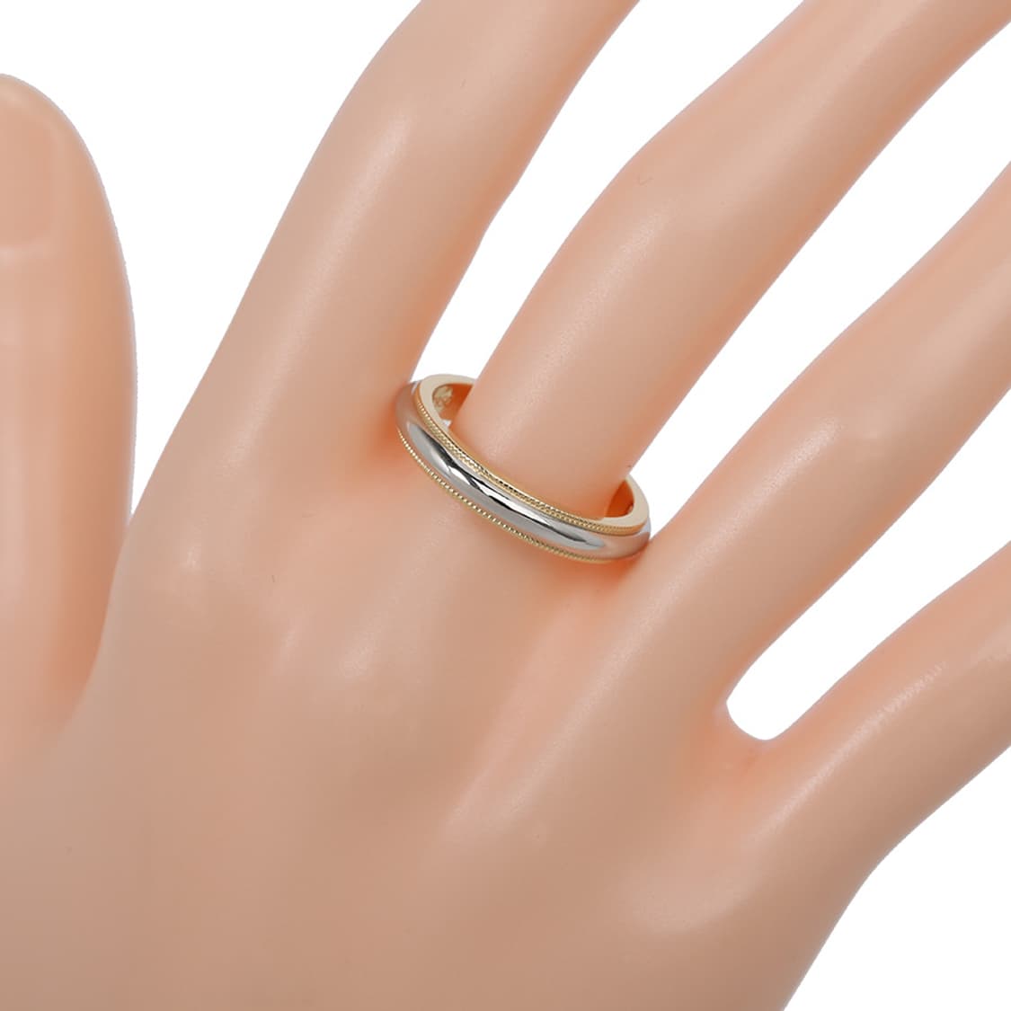 티파니 투게더 밀그레인 반지 콤비 밴드링 3.5MM 11호 상품이미지4