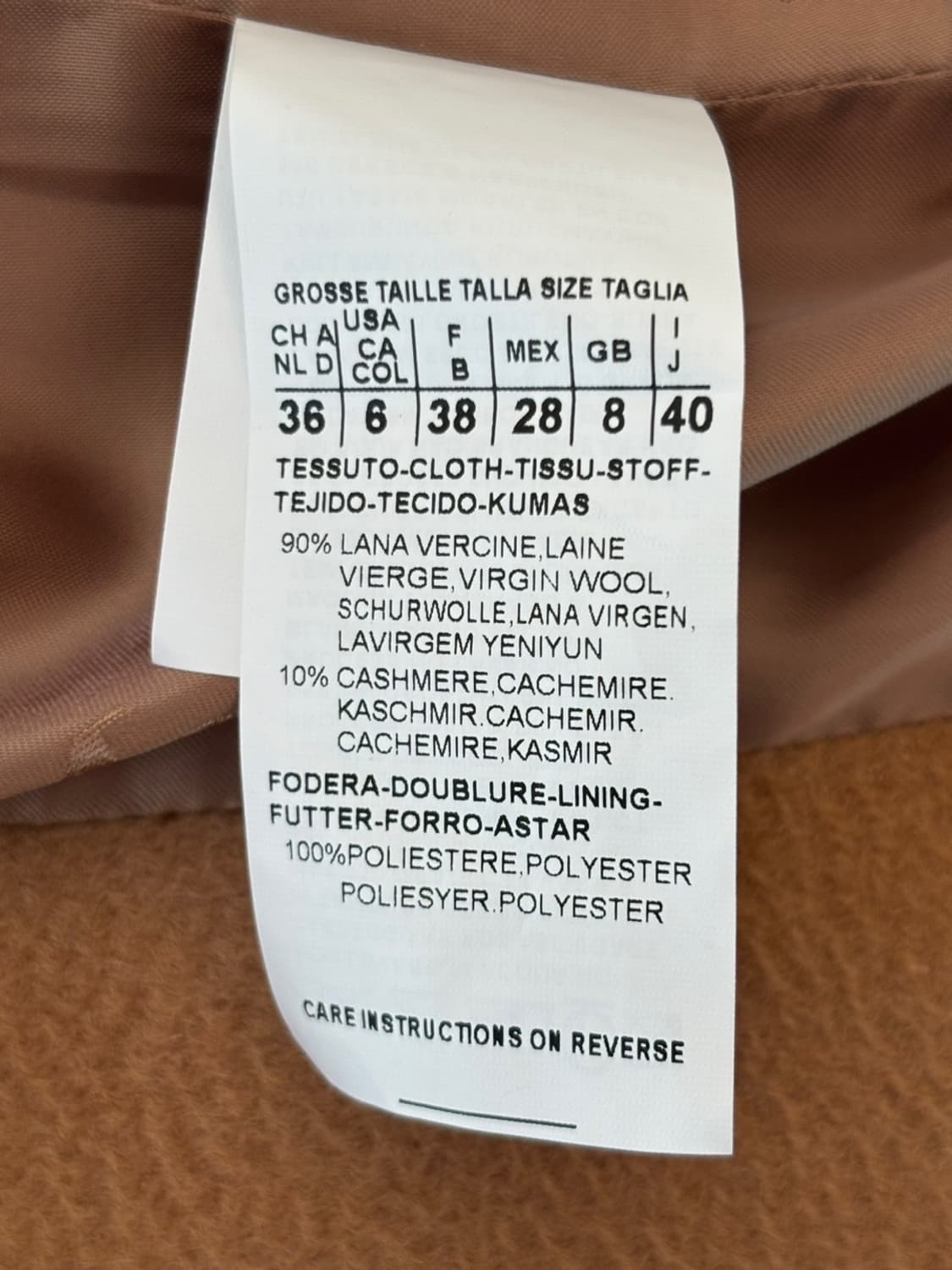 Vintage maxmara Cashmere coat 상품이미지6