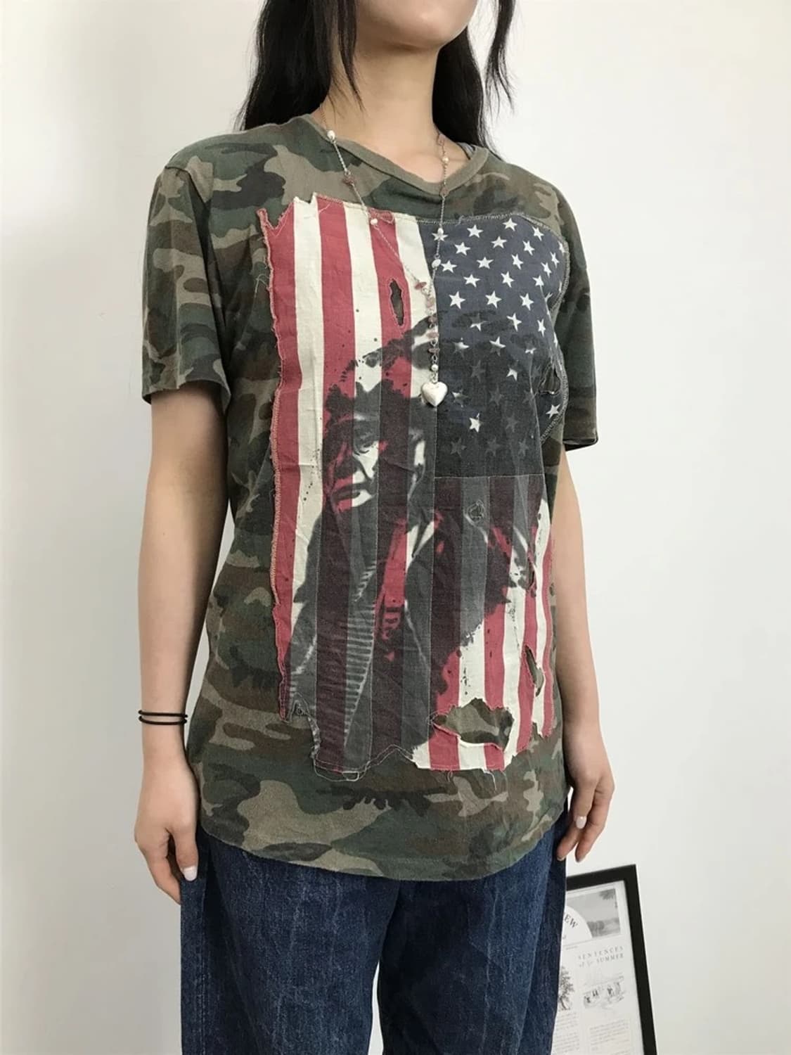 Denim & Supply RL Camo Flag Graphic Tee 상품이미지2