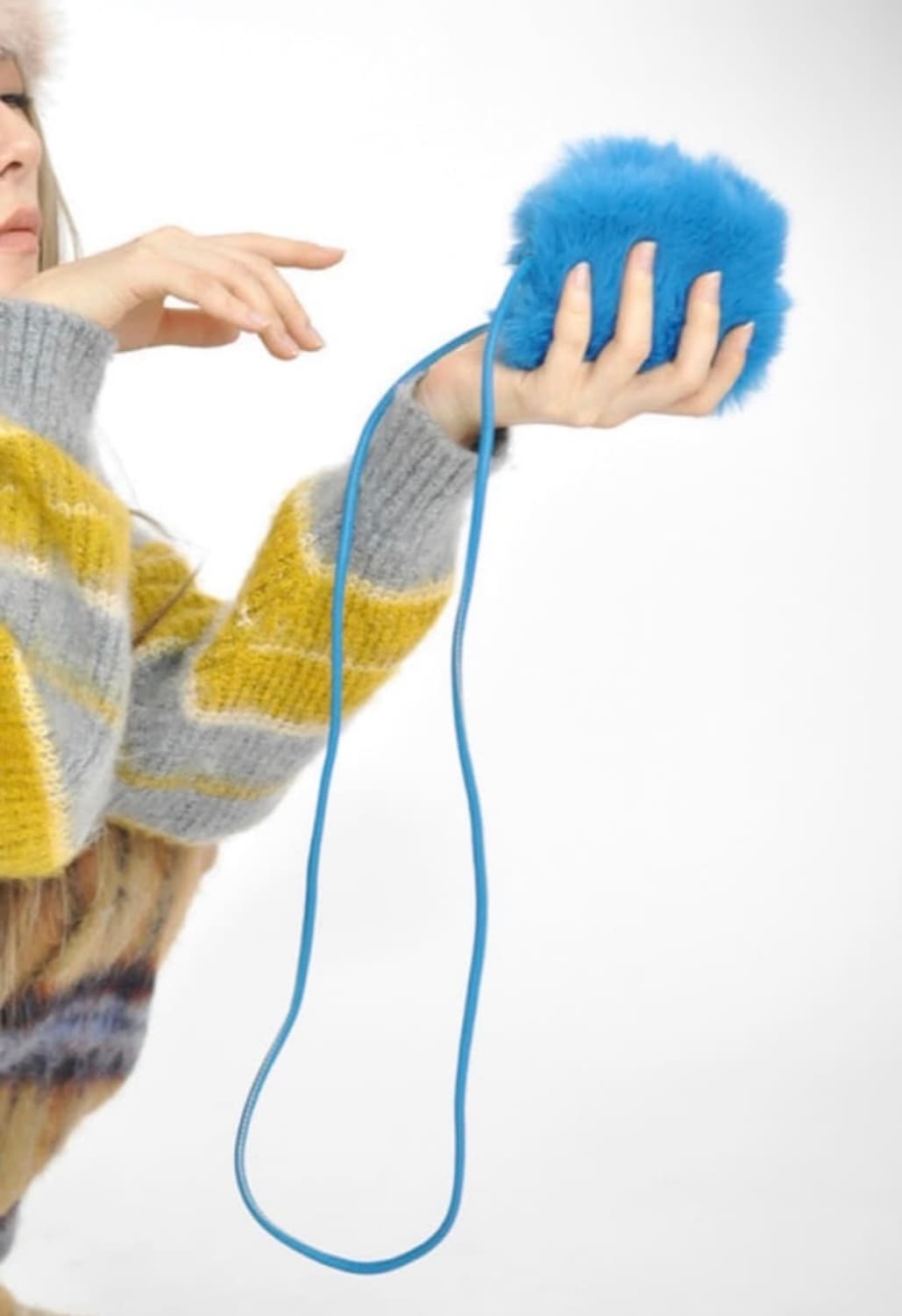 프라이빗룩북 퍼미니백 블루 상품이미지1