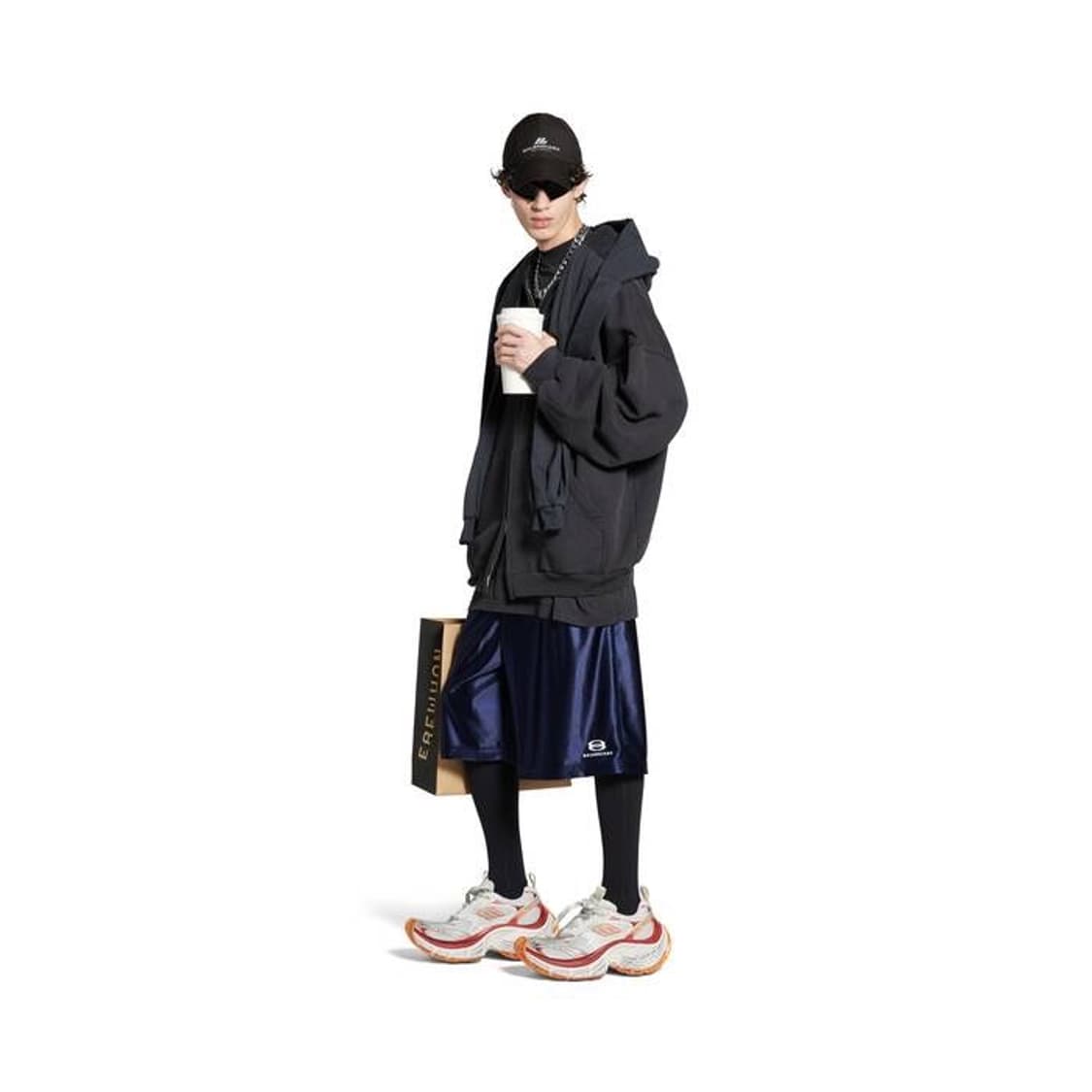 [M] 발렌시아가 유니티 스포츠 아이콘 바스켓볼 쇼츠 상품이미지1
