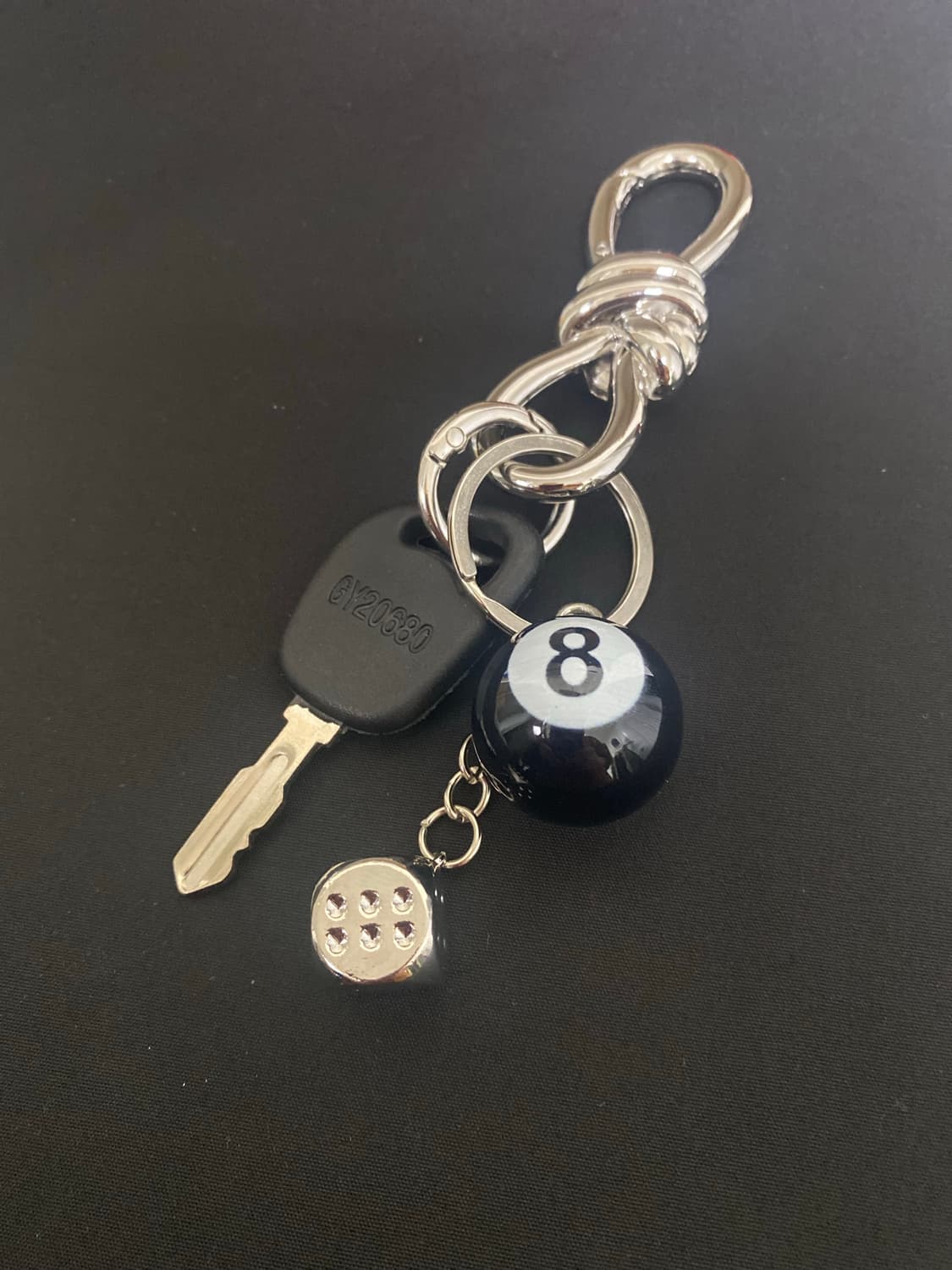 트위스트 매듭 카라비너 키링 상품이미지1