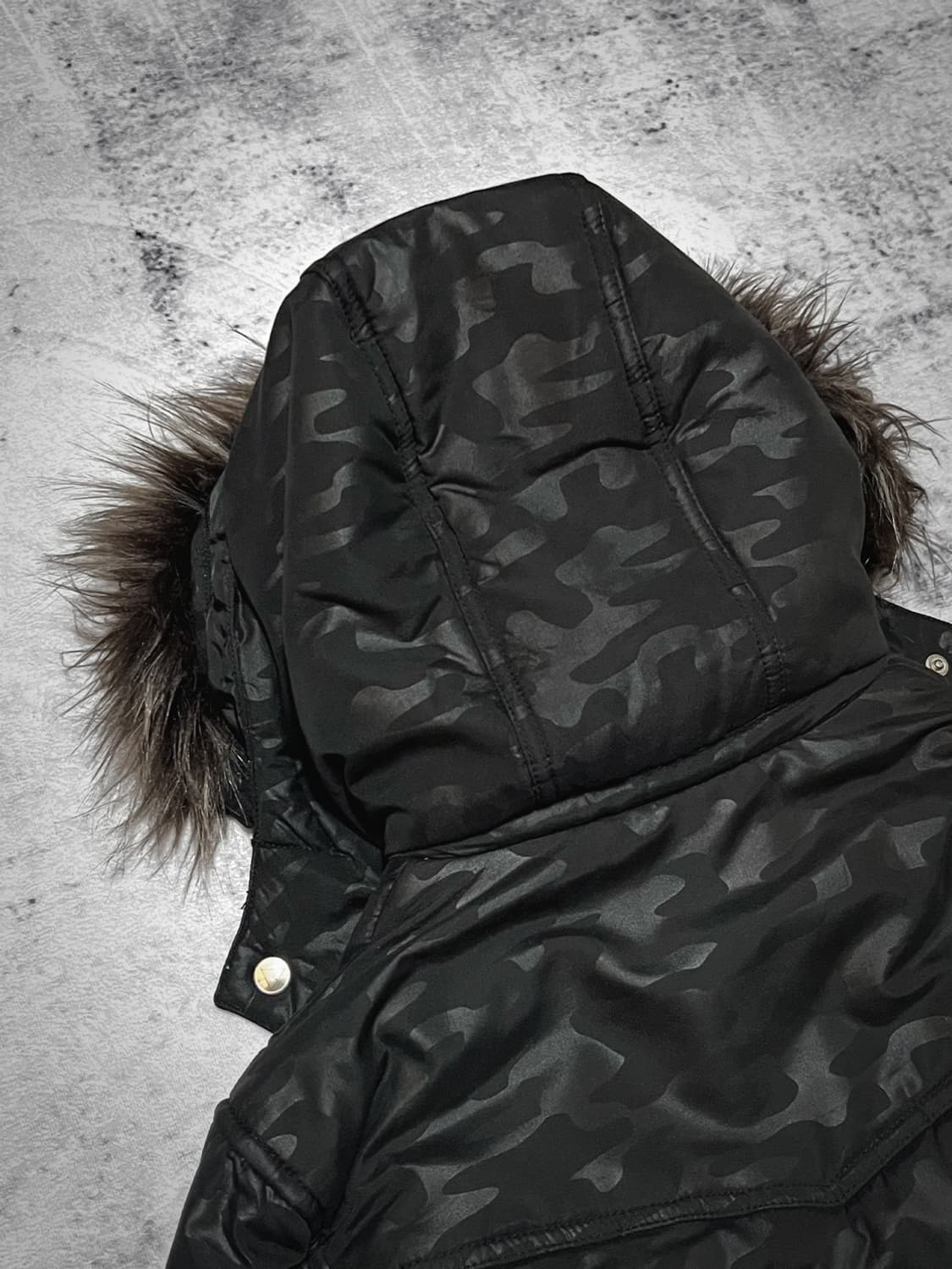 (air walk) camo fur hood jacket  상품이미지6