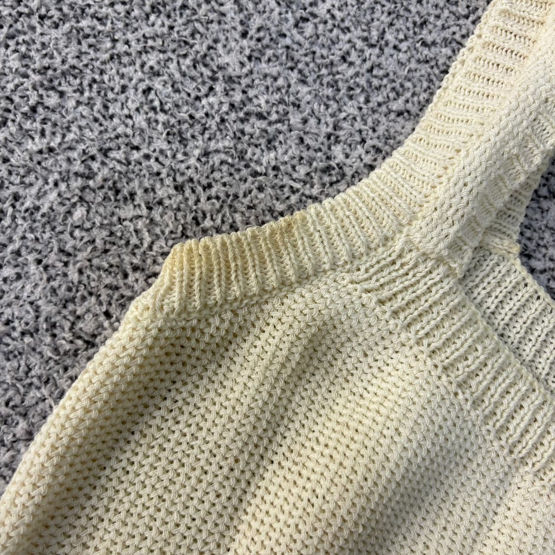 실측확인 빈티지 니트 뷔스티에 나시티 0416J 상품이미지3