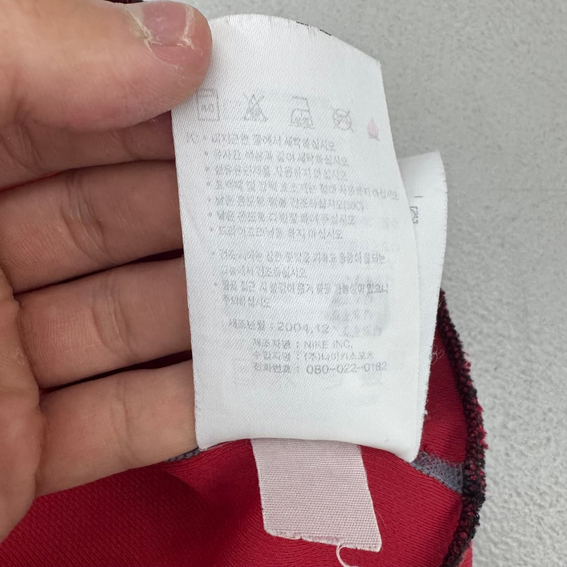 나이키 ACG 00s 회빨 배색 반팔 티셔츠 상품이미지5