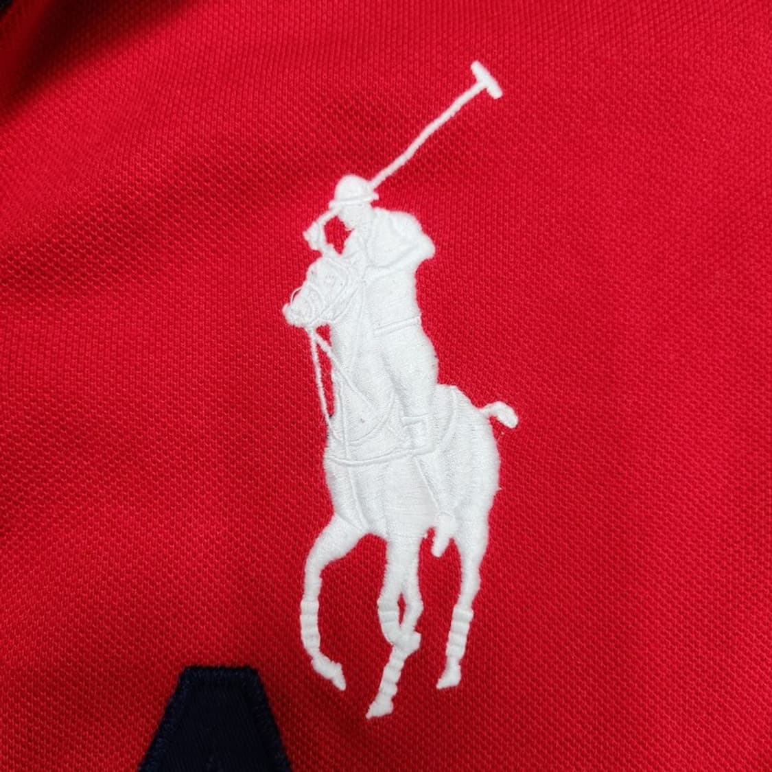 RALPH LAUREN 빅포니 USA 레이싱 반집업  M 상품이미지4