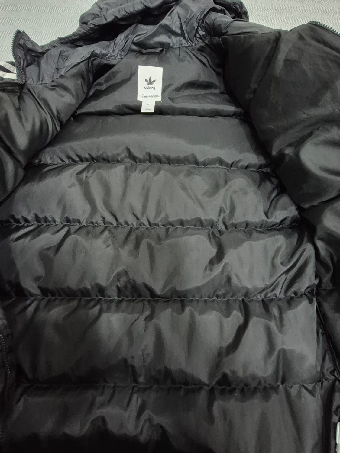 아디다스 덕다운 삼선 롱패딩 남성 95사이즈 상품이미지4