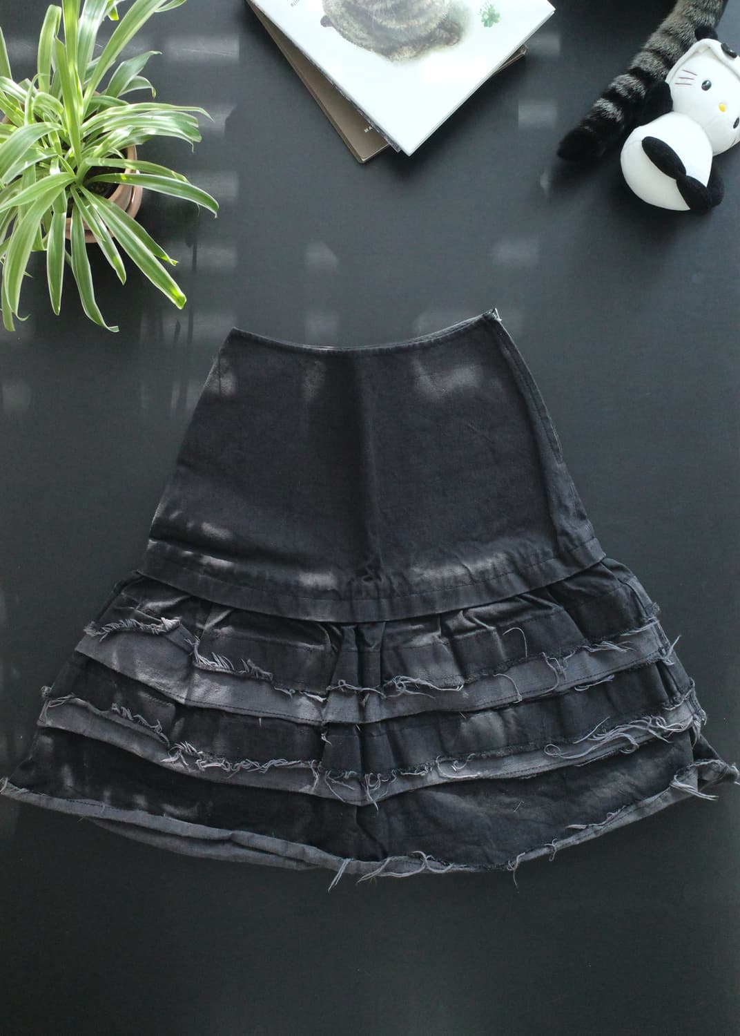 꼼데가르송 트리콧 데님 스커트 상품이미지4